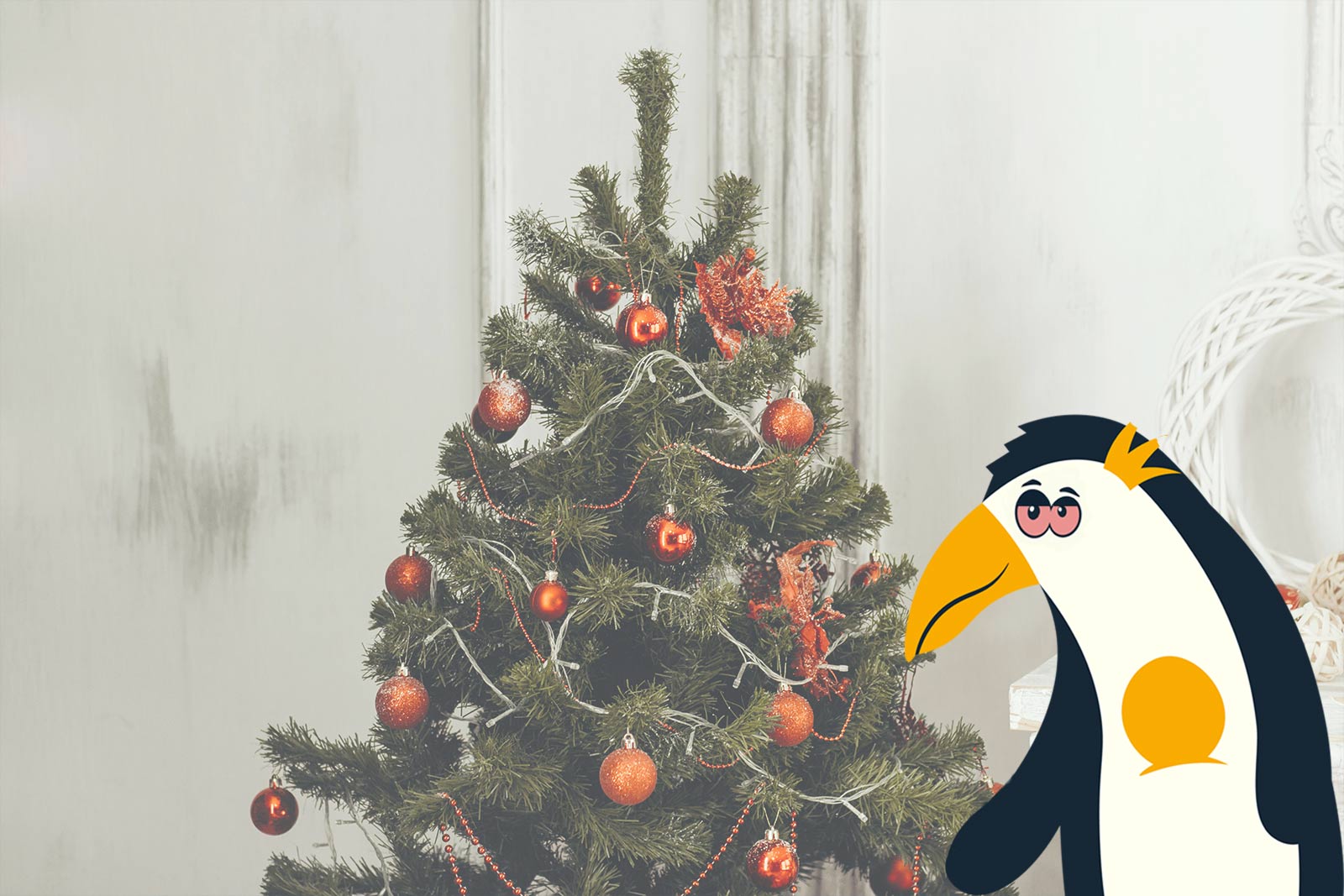 Tučňák na Vánoce obdaruje Kuře! - fond Pomozte dětem
